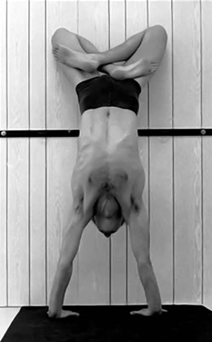 Centre Nataraja - Ecole de Yoga a Nice - Adho-mukha-vrsasana en padmasana